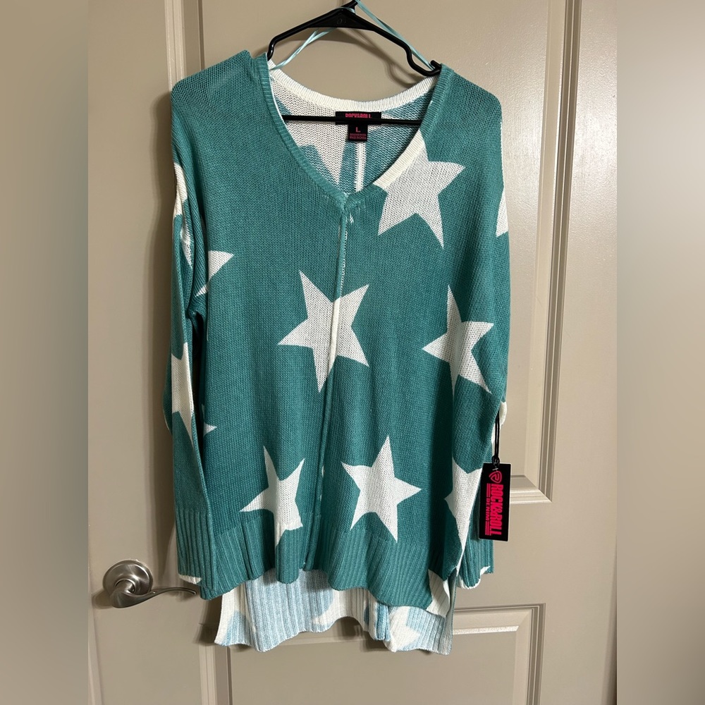 Rock n roll cowgirl sweater